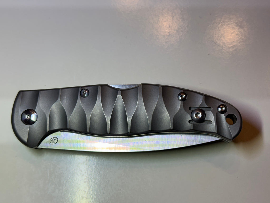 Sprinz "Spezial" JARS Klappmesser zwei Hand EDC PM204 Stahl 60 HRC Titan