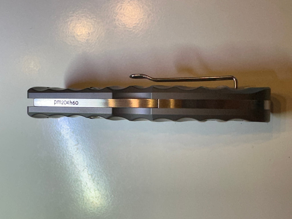 Sprinz "Spezial" JARS Klappmesser zwei Hand EDC PM204 Stahl 60 HRC Titan