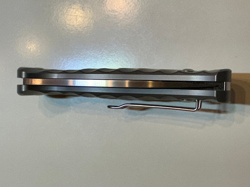 Sprinz "Spezial" JARS Klappmesser zwei Hand EDC PM204 Stahl 60 HRC Titan