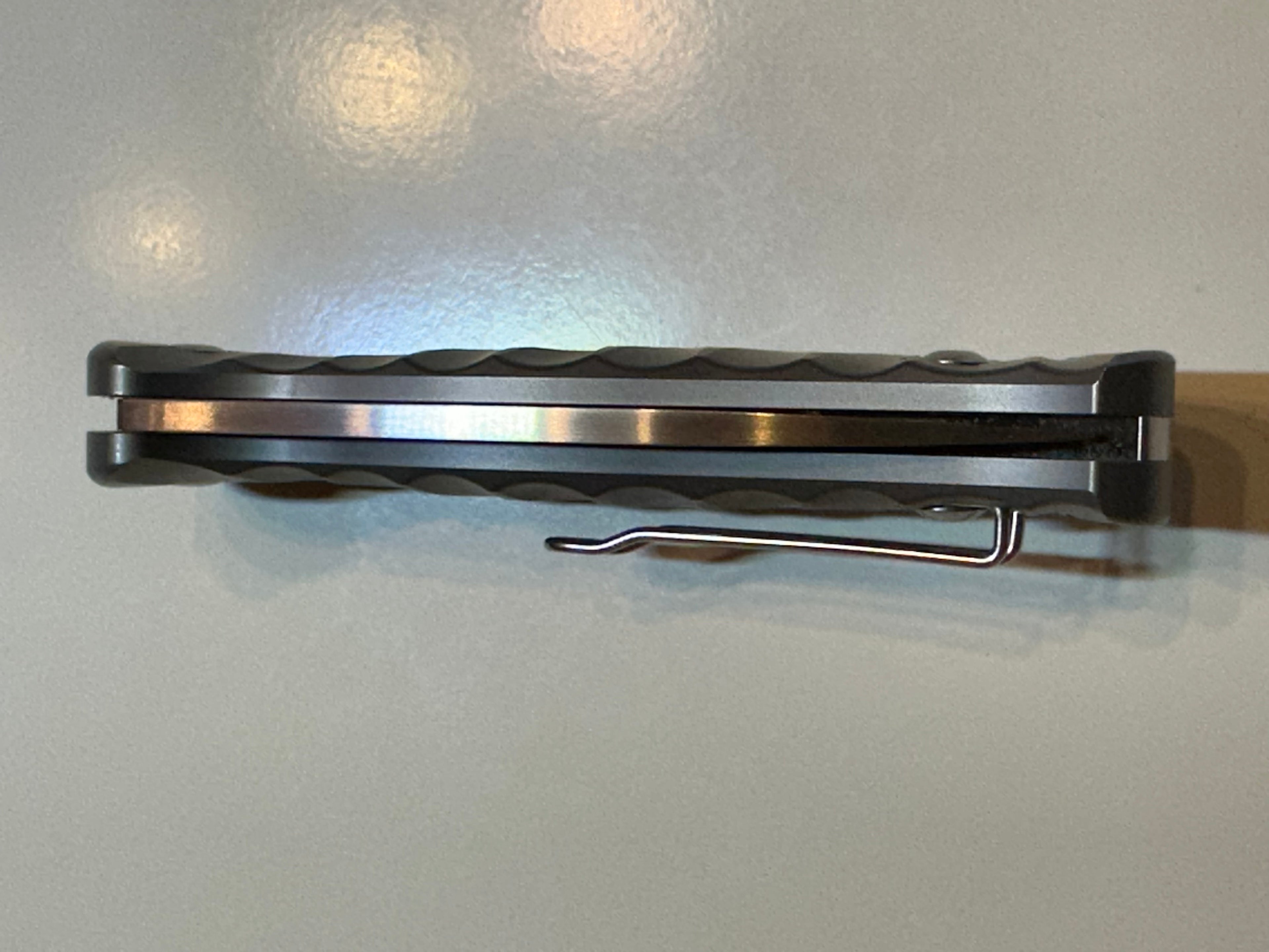 Sprinz "Spezial" JARS Klappmesser zwei Hand EDC PM204 Stahl 60 HRC Titan